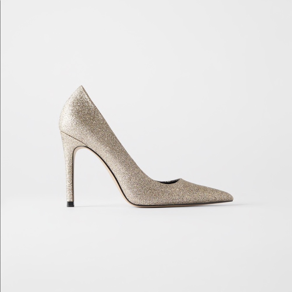 ZARA - GLITTER HEELS